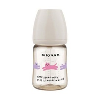 Bình sữa Moyuum PPSU in Cat 170ml (Màu xám)