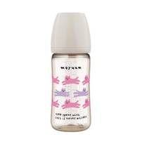 Bình sữa Moyuum PPSU in Cat 270ml (Màu xám)