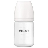 Bình sữa Moyuum thủy tinh bọc silicone 150ml