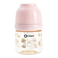 Bình sữa Ombee PPSU Angel Hồng 170ml