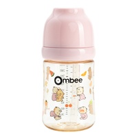 Bình sữa Ombee PPSU Angel Hồng 270ml