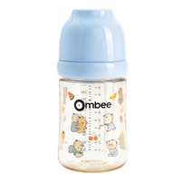 Bình sữa Ombee PPSU Princes Xanh 270ml