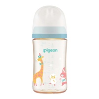 Bình sữa Pigeon PPSU Plus WN3 in hình thú cưng 240ml