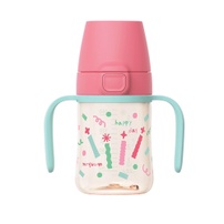Bình tập uống PPSU Moyuum Happy Day (Hồng dâu) 170ml