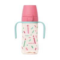 Bình tập uống PPSU Moyuum Happy Day (Hồng dâu) 270ml
