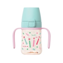 Bình tập uống PPSU Moyuum Happy Day (Xanh mint) 170ml