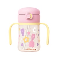 Bình tập uống PPSU Moyuum Puppy (Hồng) 170ml