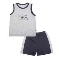 Bộ ba lỗ bé trai KidsPlaza in Ang ND26H (Ghi) 