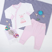 Bộ bé gái dài tay cài giữa tam giác Otis KidsPlaza ND22T 