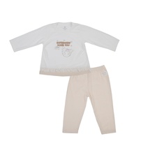 Bộ dài bé gái KidsPlaza Loves bunny ND26T (Hồng cam) 