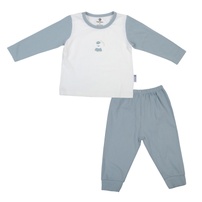 Bộ dài bé trai KidsPlaza rayonct in cún M26T (Trắng xanh) 