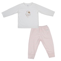 Bộ quần áo dài tay KidsPlaza Otis caro kuri ND26T (Hồng)