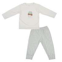 Bộ dài KidsPlaza Otis caro Kabocha ND26T (Xanh cốm)