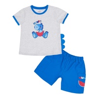 Bộ quần áo cộc tay bé trai KidsPlaza in Yummy TT23H 