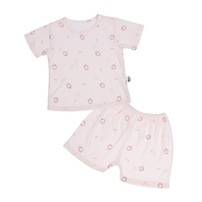 Bộ quần áo dài tay KidsPlaza in chữ có mũ TT23T (Xanh ngọc) 4Y