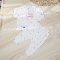 Bộ yếm Kidsplaza in gấu AT23H (Hồng) 9-12M