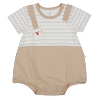 Bộ body bẹn cộc KidsPlaza phối kẻ Tiger HN26H (Be)
