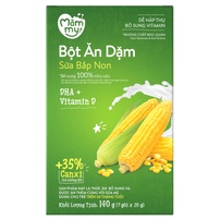 Bột ăn dặm Mămmy sữa, bắp non 140g