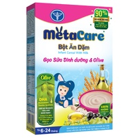 Bột ăn dặm Metacare gạo sữa dinh dưỡng & Olive 200g 