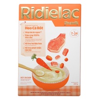 Bột ăn dặm Ridielac Gold vị heo cà rốt 200g cho bé 7M-24M
