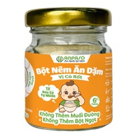 Bột nêm ăn dặm Anpaso vị cà rốt 60g