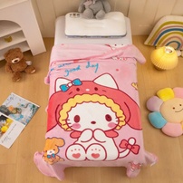 Chăn lông bé gái TopKids AC25 (Họa tiết ngẫu nhiên)