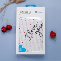 Chăn ủ có mũ Otis tim KidsPlaza ND22H (Trắng) 