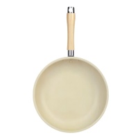 Chảo tay cầm gỗ 24cm Nutifood (Hàng khuyến mại không bán)