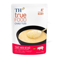 Cháo tươi heo bí đỏ TH True Food 150g ( 6M+)
