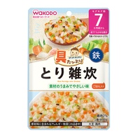 Cháo tươi vị gà Wakodo 80g cho bé từ 7 tháng tuổi