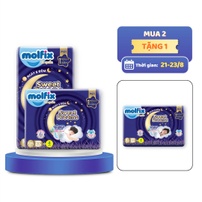 [Combo Mua 2 Bịch Tặng 1] bỉm quần Molfix Dream size L/M/XL/XXL