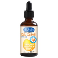 Dầu ăn dặm cá hồi Biobaby 50ml