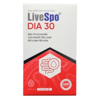 LiveSpo DIA 30 Bào tử lợi khuẩn tiêu chảy 10*5ml