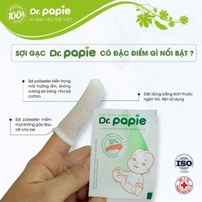 Gạc rơ lưỡi Dr.Papie 10pcs (khuyến mại không bán)