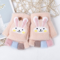 Găng tay KidsPlaza hình thỏ xỏ ngón 25K-G03 (Hồng nhạt)