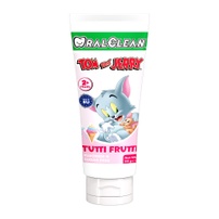 Kem đánh răng Oral Clean Tom&Jerry hương dâu 90g 2Y+