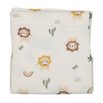 Khăn tắm muslin 2 lớp O!Baby TM26 (90*90)