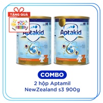 Combo 2 hộp sữa Aptamil NewZealand số 3 900g tặng đồ chơi đàn nhạc hình chú bò