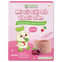 Mì ăn dặm củ cải đỏ, củ dền Anpaso 120g