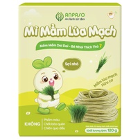 Mì ăn dặm mầm lúa mạch Organic Anpaso 120g