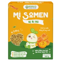 Mì Somen ăn dặm Anpaso vị bí đỏ 100g 