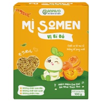 Mì Somen ăn dặm Anpaso vị bí đỏ 100g 