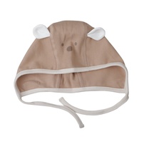 Mũ buộc dây cho bé  KidsPlaza ct nhung ND25D (Nâu)