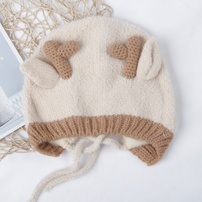 Mũ len KidsPlaza sừng tuần lộc 25K-B08 (Be)