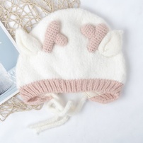 Mũ len KidsPlaza sừng tuần lộc 25K-B08 (Trắng)