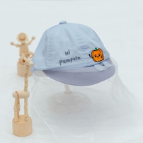 Mũ lưỡi trai phủ voan Kidsplaza pumpkin DN26 (Xanh)