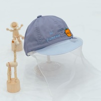 Mũ lưỡi trai phủ voan Kidsplaza pumpkin DN26 (Xanh dương)