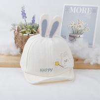 Mũ lưỡi trai thời trang KidsPlaza tai thỏ Happy 23K-H16 s48 (Trắng)