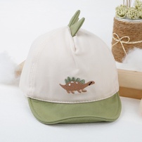 Mũ thời trang Kids Plaza lưỡi trai khủng long 23K-H06 xanh rêu s48