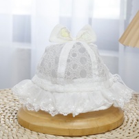 Mũ thời trang KidsPlaza ren đính nơ 25K-H14 Size 46 (Be)